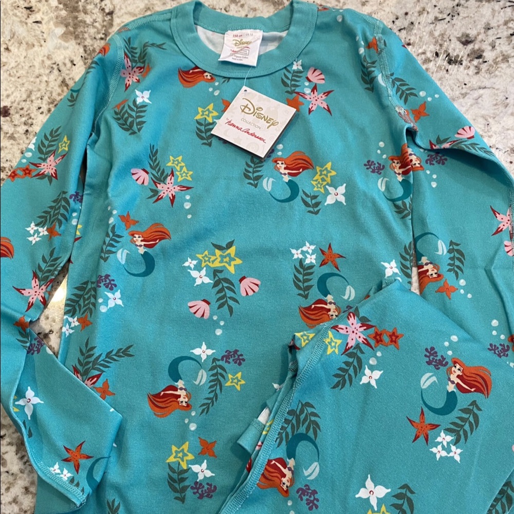 NWT s12 Hanna Andersson organic long john pj’s